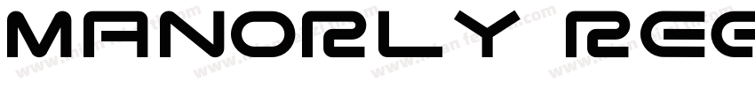 Manorly Regular字体转换